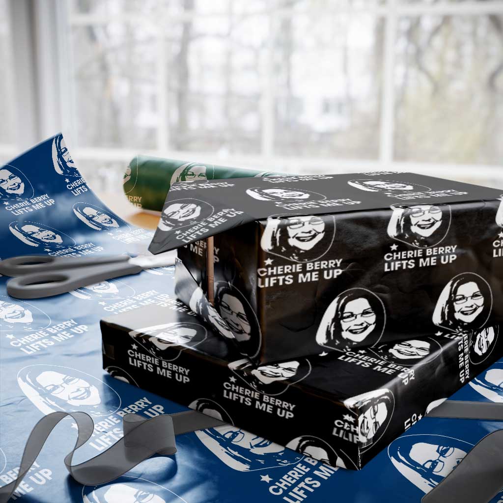 Cherie Berry Lifts Me Up Wrapping Paper Roll Elevator Tribute Funny NC Meme - Wonder Print Shop
