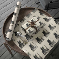 Chess Lover Wrapping Paper Roll I Never Lose Either I Win Or I Learn Elegant Cool Cat