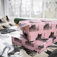Chess Lover Wrapping Paper Roll I Never Lose Either I Win Or I Learn Elegant Cool Cat