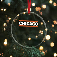 Chicago Crystal Glass Ornament Classic Retro City Illinois IL Lake Michigan Midwest Pride - Wonder Print Shop