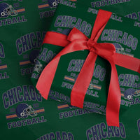 Chicago Football Lover Wrapping Paper Roll Windy City Pride Sports Fan - Wonder Print Shop