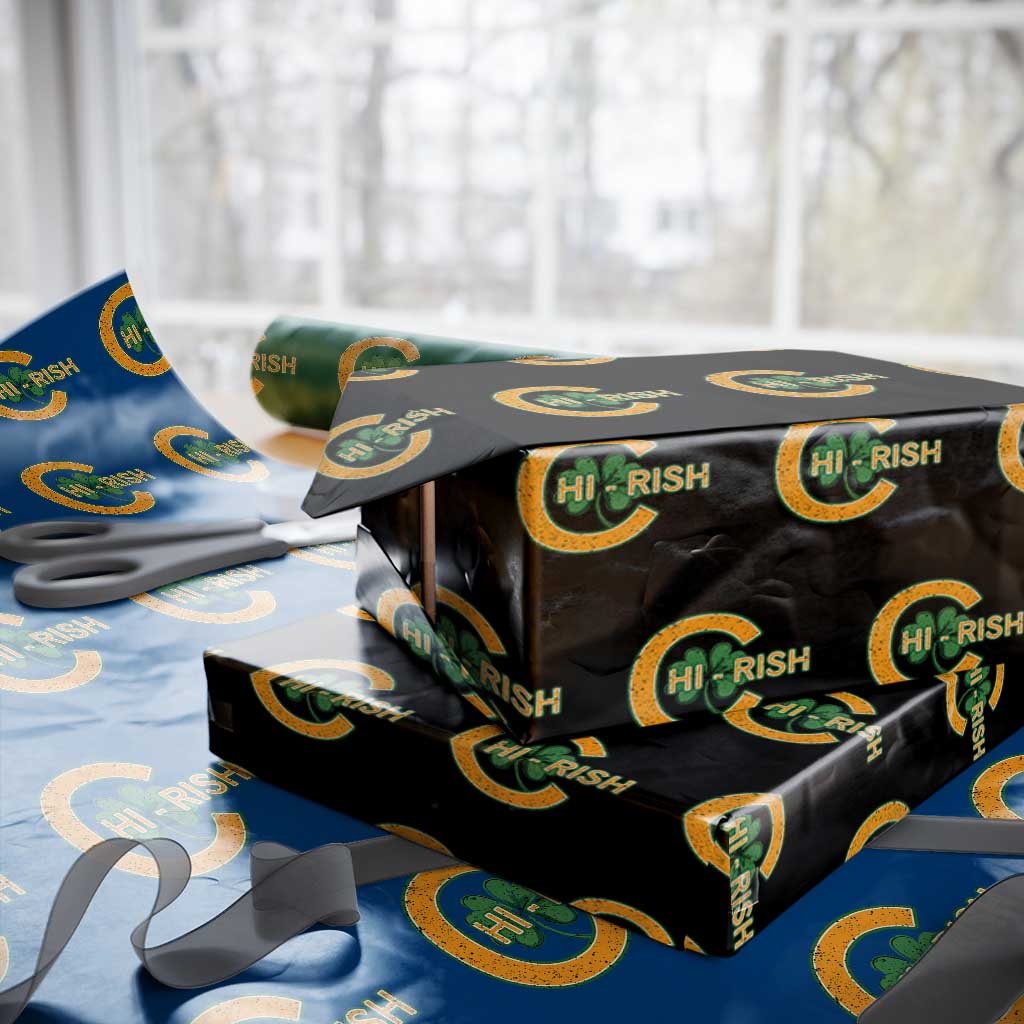 Chicago Irish Chirish Wrapping Paper Roll Happy Saint Patrick's Day Lucky Shamrock - Wonder Print Shop