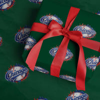 Chicago Pride Dripping Baseball Graphic Wrapping Paper Roll