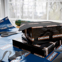 Chicago Wrapping Paper Roll Classic Retro City Illinois IL Lake Michigan Midwest Pride - Wonder Print Shop