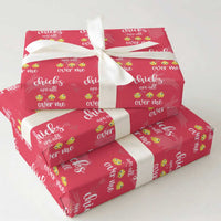 Chicks Are All Over Me Wrapping Paper Roll Funny Easter Kids