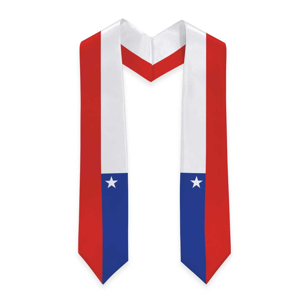 Chile Graduation Stole Flag Style