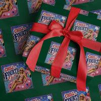 Chill The Fourth Out Doll Meme 4th of July Wrapping Paper Roll