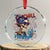 Chill the Fourth Out Skeleton Crystal Glass Ornament Funny Patriotic 4th of July Fireworks Party - Wonder Print Shop