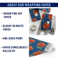 Chinese New Year 2026 Wrapping Paper Roll Year of The Horse - Wonder Print Shop