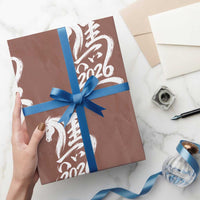 Chinese New Year 2026 Wrapping Paper Roll Year of The Horse Chinese Calligraphy Art