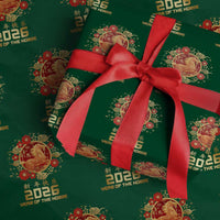 Chinese New Year 2026 Year of The Horse Wrapping Paper Roll Golden Zodiac Horse - Wonder Print Shop