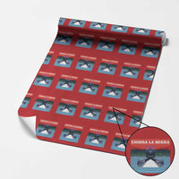 Chinga La Migra Red Eye Laser Loon Wrapping Paper Roll Political Resist Ice Minnesota Protest