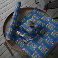 Chinga La Migra Wrapping Paper Roll Funny Boho Floral Resist Retro Pro Immigration