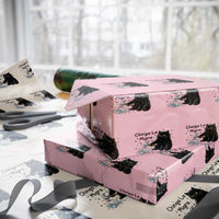 Chinga La Migra Wrapping Paper Roll Funny Cat Immigration Support