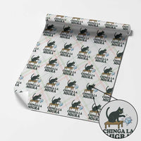 Chinga La Migra Wrapping Paper Roll Funny Immigration Rights Cat Political