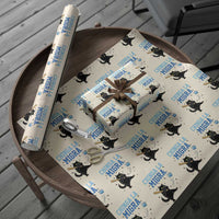 Chinga La Migra Wrapping Paper Roll Funny Protest Cat Minneapolis Support Gift