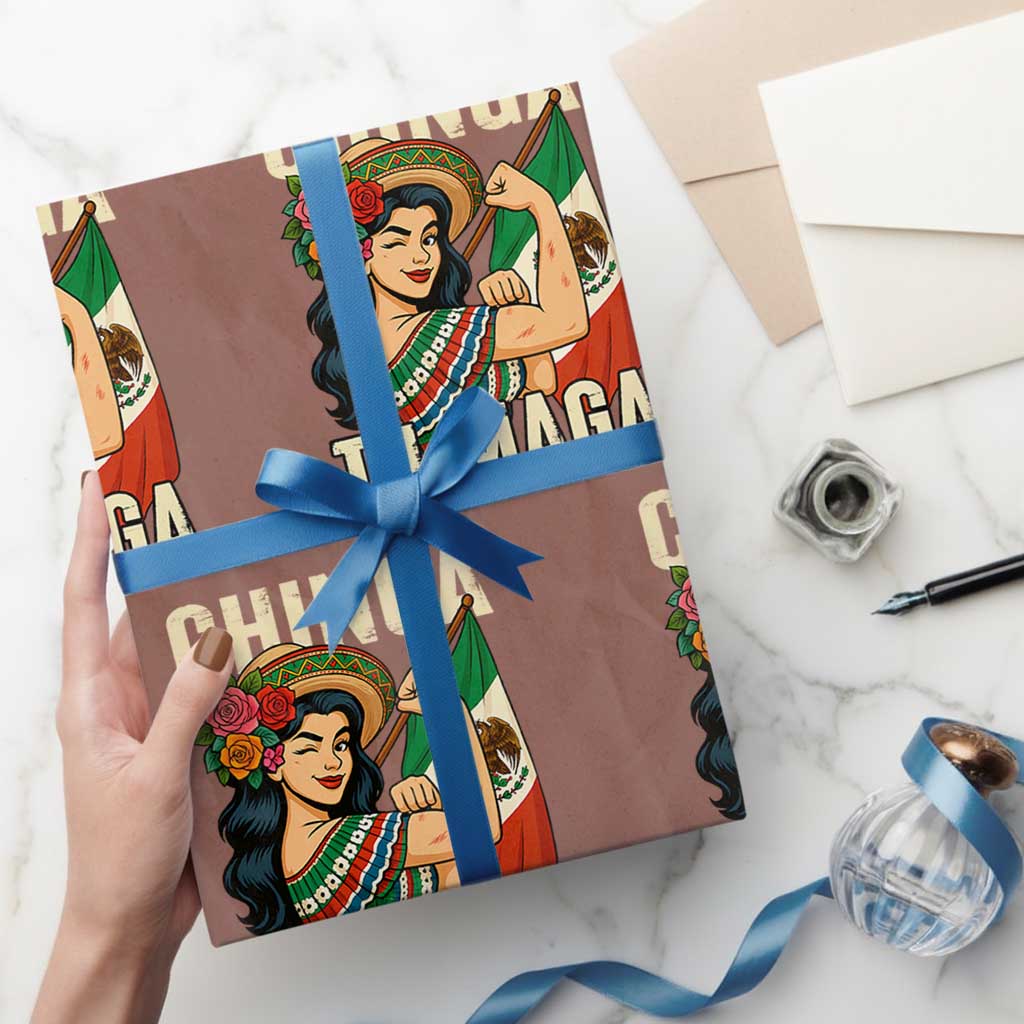 Chinga Tu Maga Protest Wrapping Paper Roll Funny Mexican Women - Wonder Print Shop