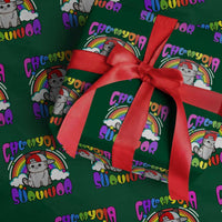 Chlamydia Survivor Cat Meme Wrapping Paper Roll Funny Y2K Inappropriate Humor