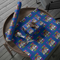 Chlamydia Survivor Cat Meme Wrapping Paper Roll Funny Y2K Inappropriate Humor