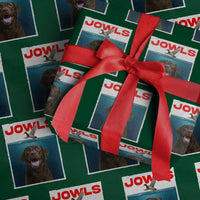 Chocolate Labrador Retriever Wrapping Paper Roll Funny Jowls Horror Dog Poster - Wonder Print Shop