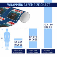 Chocolate Labrador Retriever Wrapping Paper Roll Funny Jowls Horror Dog Poster - Wonder Print Shop