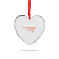 Choctaw Oklahoma OK Pride Native American Heart Crystal Glass Ornament