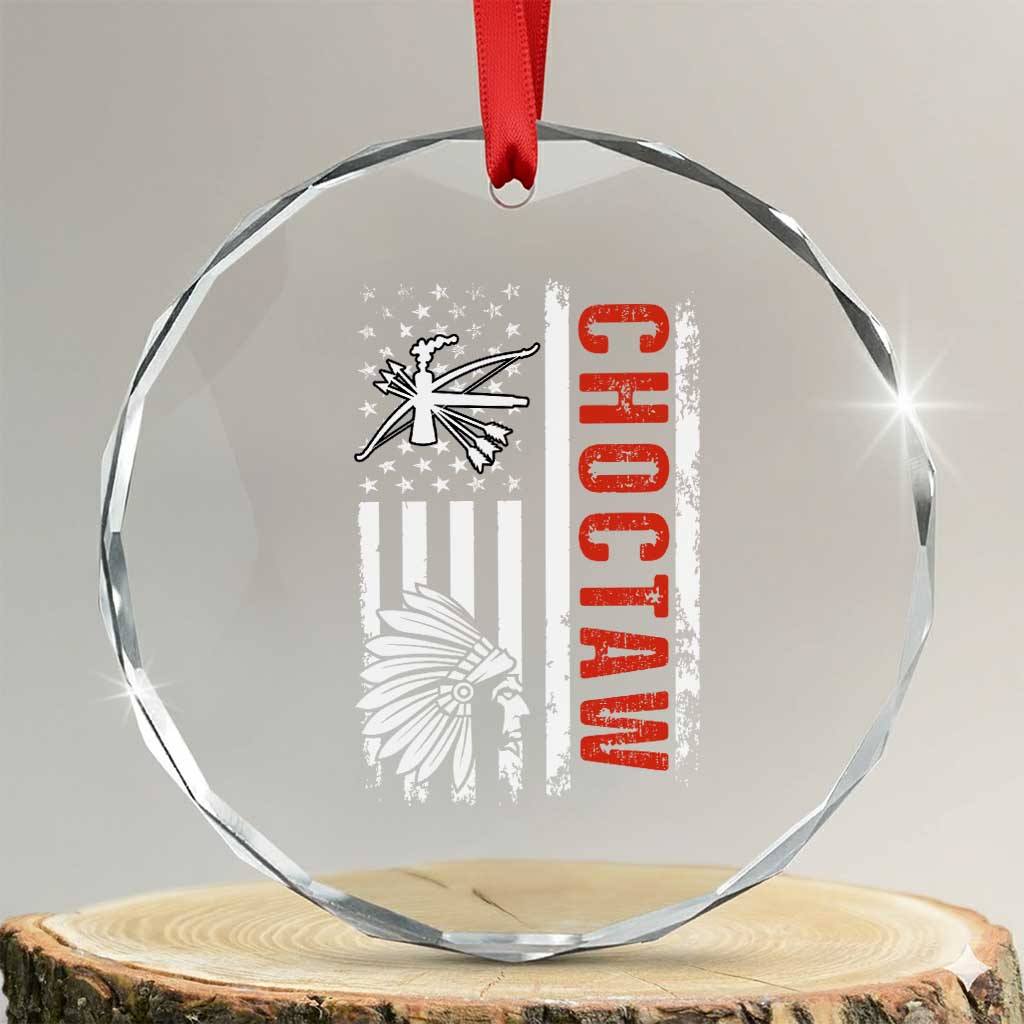 Choctaw Tribe Native American Day Indigenous Peoples Day Crystal Glass Ornament TS14