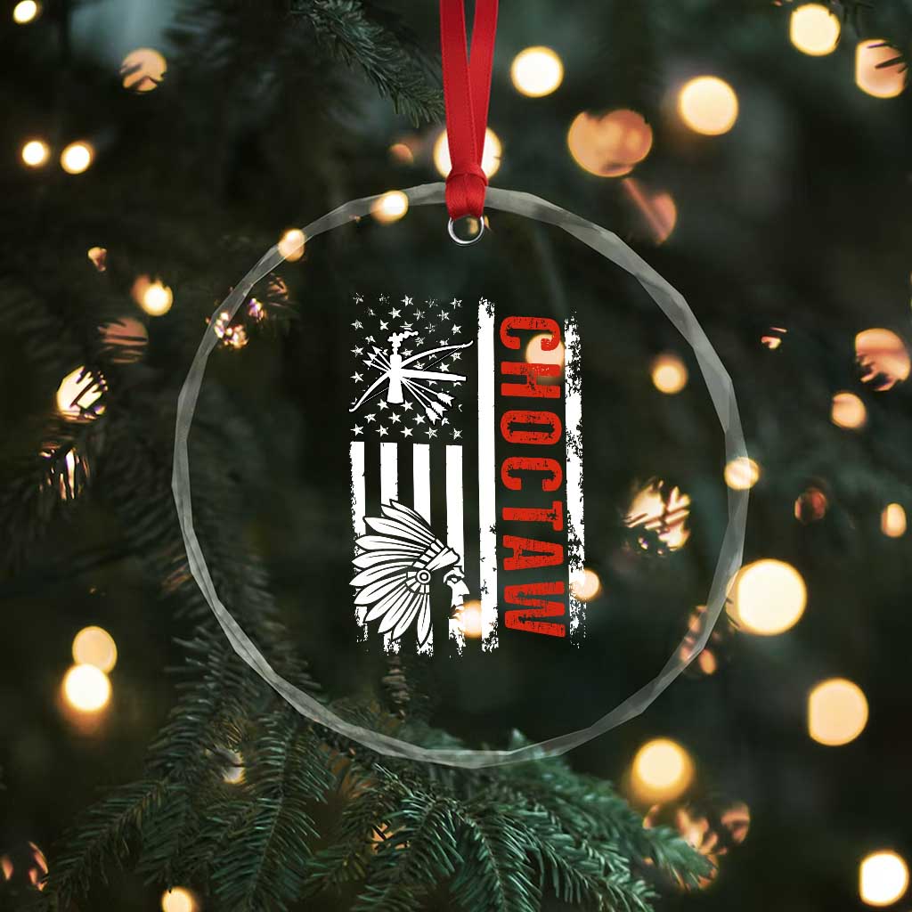 Choctaw Tribe Native American Day Indigenous Peoples Day Crystal Glass Ornament TS14