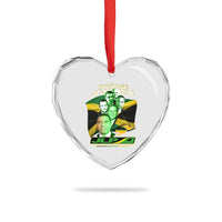 Choose Jamaica JLP Supporter Heart Crystal Glass Ornament Patriotic Leaders Jamaica Jamaica Labor Party Politics - Wonder Print Shop
