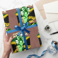 Choose Jamaica JLP Supporter Wrapping Paper Roll Patriotic Leaders Jamaica Jamaica Labor Party Politics - Wonder Print Shop