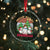 Chrismas Snowman Crystal Glass Ornament Chillin' With My Snowmies Retro Xmas Vibe - Wonder Print Shop