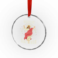 Christian 67 Meme Crystal Glass Ornament Blesses By Six Seven Funny - Wonder Print Shop