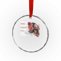 Christian African American Crystal Glass Ornament Who Can Find A Virtuous Woman - Wonder Print Shop