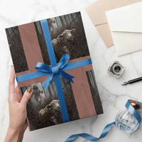 Christian Biblical Parable Of Lost Sheep Scene Wrapping Paper Roll Funny Photo