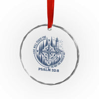 Christian Camping Crystal Glass Ornament He Will Teach You The Way You Should Go