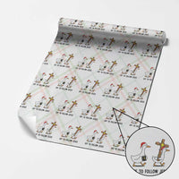 Christian Christmas Goose Wrapping Paper Roll Off To Follow Jesus - Wonder Print Shop