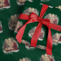 Christian Christmas Wrapping Paper Roll Jesus I Am The Reason Santa I Am The Season - Wonder Print Shop