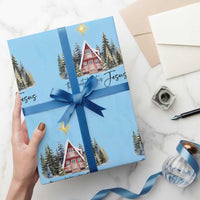Christian Christmas Wrapping Paper Roll The Greatest Gift Is Jesus Star Of Bethlehem - Wonder Print Shop