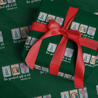 Christian Christmas Wrapping Paper Roll The Greatest Gift Of All Jesus Nativity Scene - Wonder Print Shop