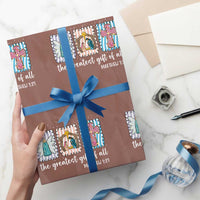 Christian Christmas Wrapping Paper Roll The Greatest Gift Of All Jesus Nativity Scene - Wonder Print Shop