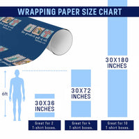 Christian Christmas Wrapping Paper Roll The Greatest Gift Of All Jesus Nativity Scene - Wonder Print Shop