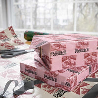 Christian Cowboy Wrapping Paper Roll Vintage Christian All Things Are Possible Encouraging Bible Verse