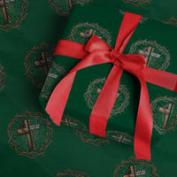 Christian Cross Wrapping Paper Roll Bible John 3:16 Jesus He Gave His Only Son Jesus Christian - Wonder Print Shop