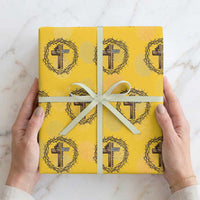 Christian Cross Wrapping Paper Roll Bible John 3:16 Jesus He Gave His Only Son Jesus Christian