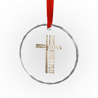 Christian Drummer Crystal Glass Ornament In Jesus Name I Play Drumstick Cross Drums Percussionist