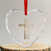 Christian Drummer Heart Crystal Glass Ornament In Jesus Name I Play Drumstick Cross Drums Percussionist