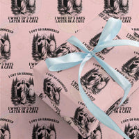 Christian Easter Jesus Wrapping Paper Roll I Got So Hammered Woke Up 3 Days