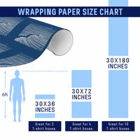 Christian Faith Wrapping Paper Roll Walk On Water Boho Bible Verse