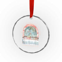 Christian Faith Last Supper Scripture Crystal Glass Ornament He Died for Me So I Live for Him Corinthians 5:15 Inspiration