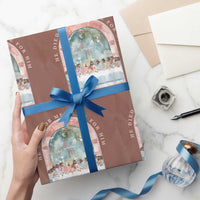 Christian Faith Last Supper Scripture Wrapping Paper Roll He Died for Me So I Live for Him Corinthians 5:15 Inspiration